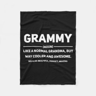 Grammy Definition First Time Grammy Promoted To Gr Fleece Blanket