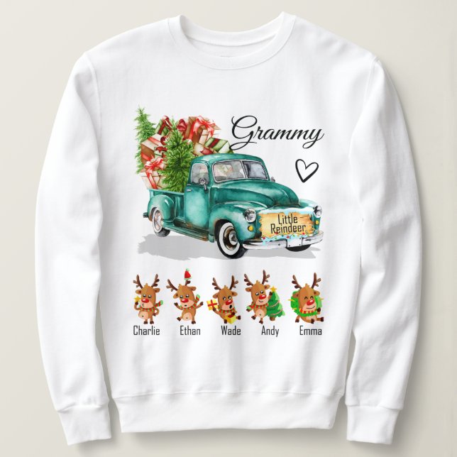 Grammy Gift For Christmas Sweatshirt (Design Front)