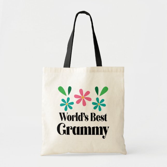 Grammy Gift for Grandma Tote Bag (Front)