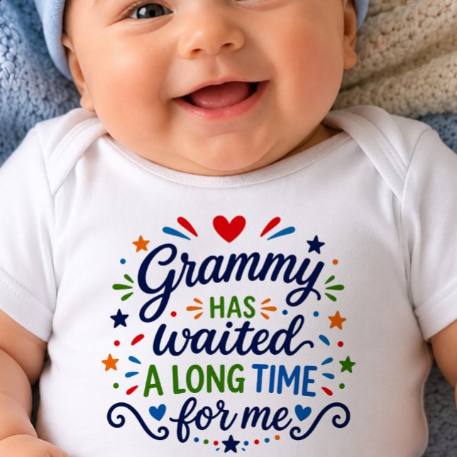Grammy Has Waited Long Time Baby Bodysuit (Creator Uploaded)