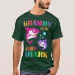 Grammy Of The Baby Birthday Shark Grammy Shark Mot T-Shirt<br><div class="desc">Grammy Of The Baby Birthday Shark Grammy Shark Mothers Day  .</div>