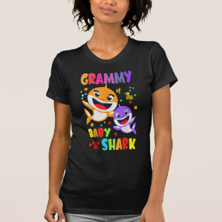 Grammy Of The Baby Shark Birthday Grammy Shark T-Shirt