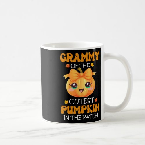 Grammy Of The Cutest Pumpkin In The Patch Hallowee Coffee Mug