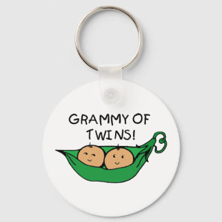  Grammy of Twins Pod Keychain