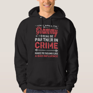 Grammy Partner In Crime They Call Me Grammy Hoodie
