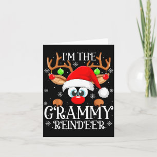 Grammy Reindeer Christmas Family Matching Group Fu Card