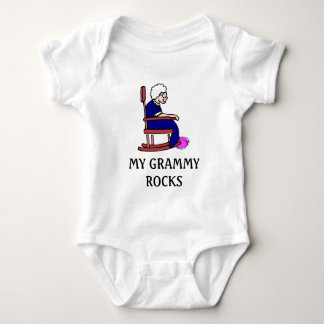 grammy rocks, MY GRAMMY ROCKS Baby Bodysuit