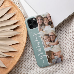 Grammy Script Grandma Photo Collage iPhone 13 Case