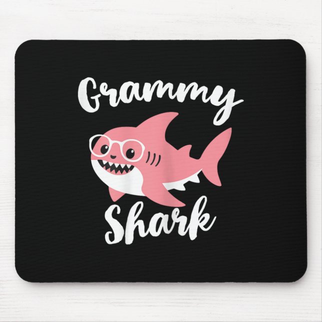 Grammy Shark Mother's Day Grandma Funny  Mouse Pad (Front)