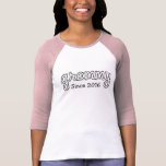 Grammy Since T-Shirt<br><div class="desc">Cute shirt says grandma Since 2016. You can change the year to whatever you like. It is a personalized gift for the Grandma in your life. Makes a Great Gift! Put a SMILE on her face!</div>
