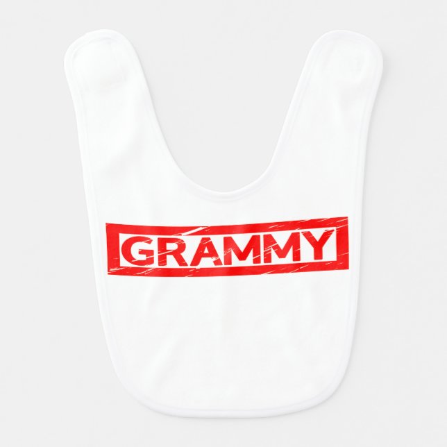 Grammy Stamp Baby Bib (Front)