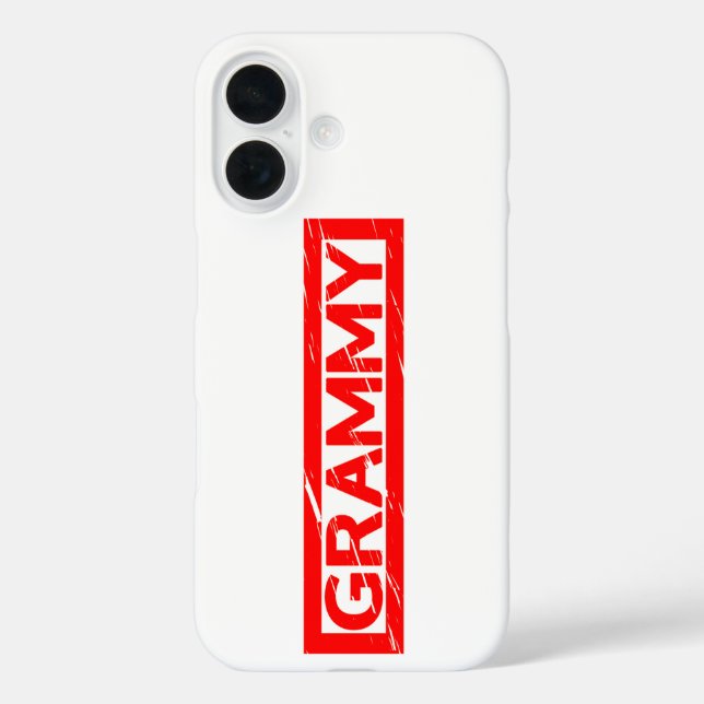 Grammy Stamp Case-Mate iPhone Case (Back)
