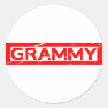 Grammy Stamp Classic Round Sticker