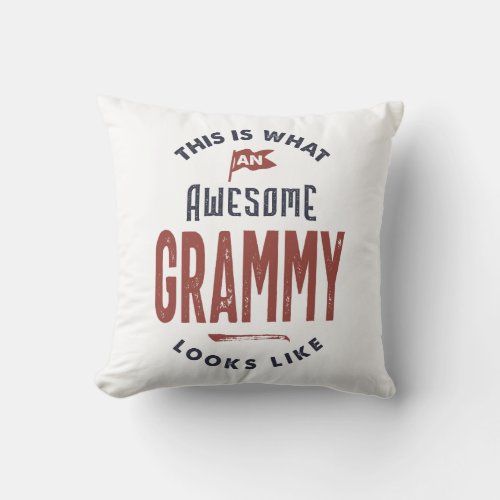 Grammy Throw Pillow