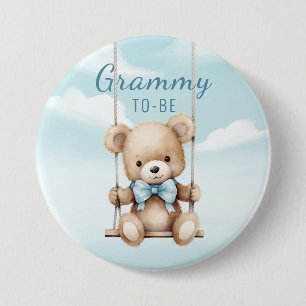 Grammy To Be Teddy Bear Swing Button