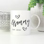 Grammy Year Established Grandma Coffee Mug