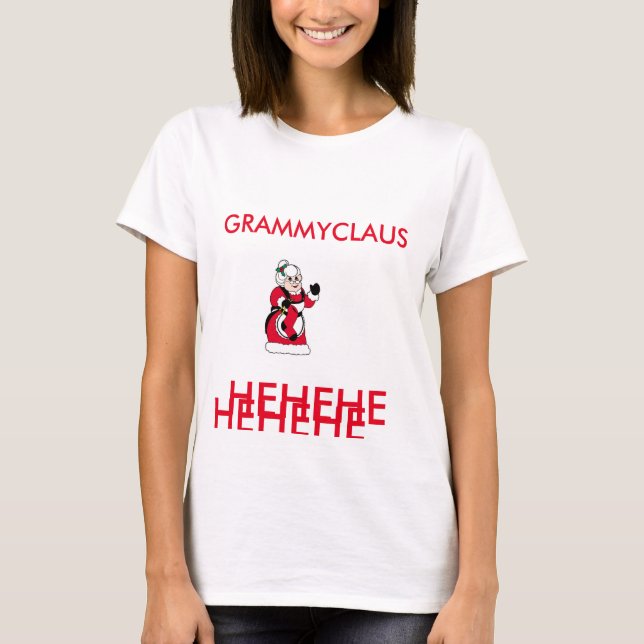 Grammyclaus T-shirt for Christmas (Front)
