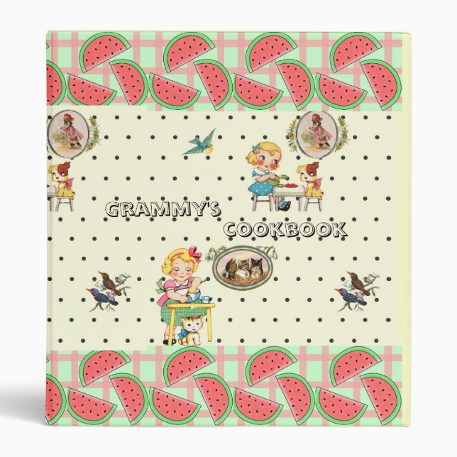Grammy's Cookbook 3 Ring Binder (Front)