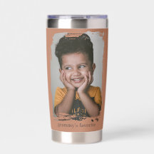 Grammy's Favorite Child Photo Travel Coffee Mug