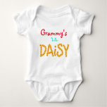 Grammy&#39;s Lil Daisy, Cute &amp; Personalized! Baby Bodysuit at Zazzle