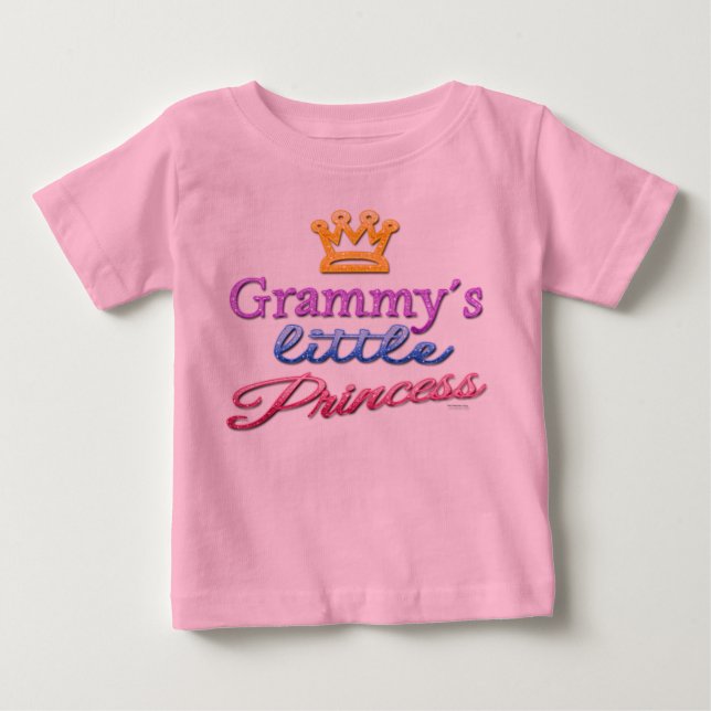 Grammy's Little Princess Baby Toddler T-Shirt (Front)