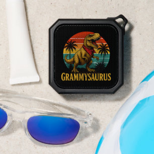 Grammysaurus T Rex Dinosaur Grammy Mothers Day Bluetooth Speaker