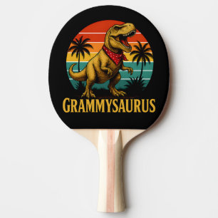 Grammysaurus T Rex Dinosaur Grammy Mothers Day Ping Pong Paddle