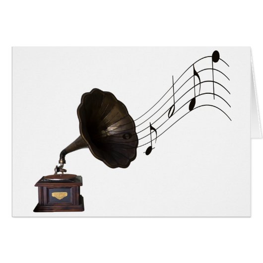 Gramophone Cards (Front Horizontal)