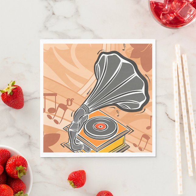 Gramophone Napkins (Creator Uploaded)