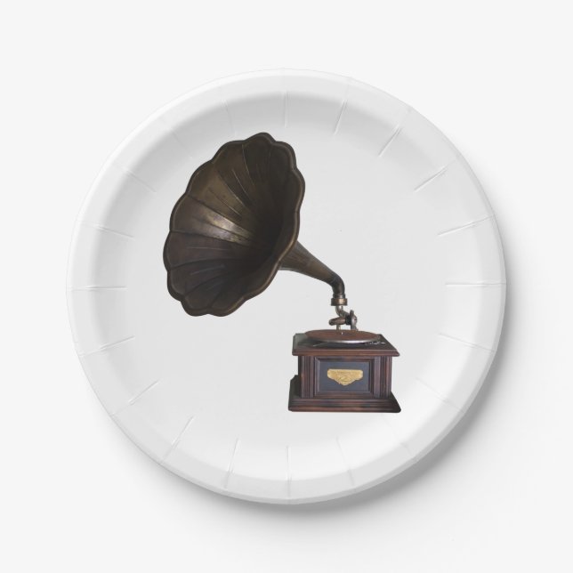 Gramophone Paper Plates (Front)