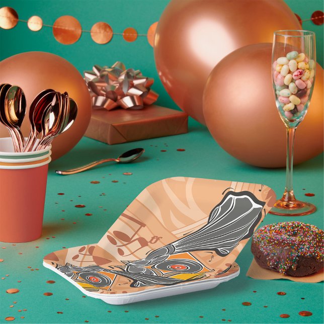 Gramophone Paper Plates (Creator Uploaded)
