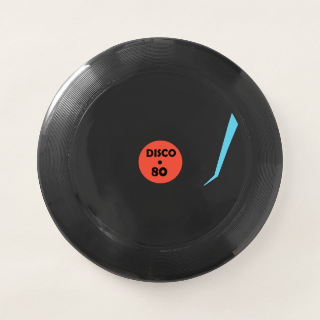 Gramophone Record Frisbee Funny (Front)