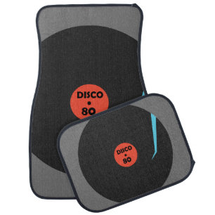 Gramophone Record Musical Car Floor Mat