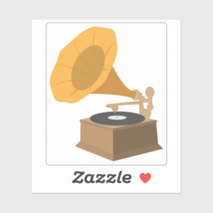 Gramophone Sticker