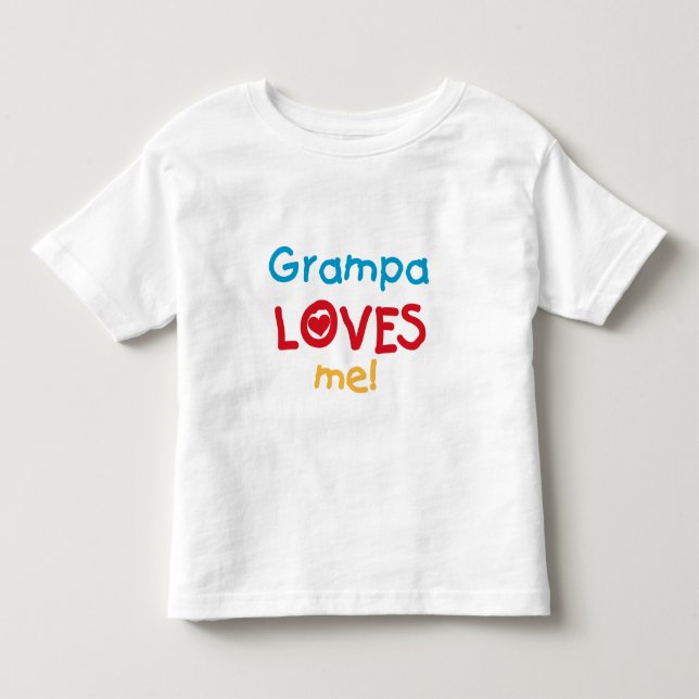 Grampa Loves Me T-shirts and Gifts (Front)