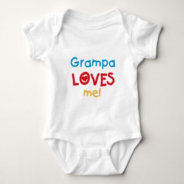 Grampa Loves Me T-shirts and Gifts (Front)