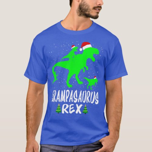 Grampa T Rex Matching Family Christmas Dinosaur Sh T_Shirt