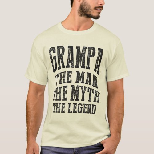 Grampa The Legend Gifts T_Shirt
