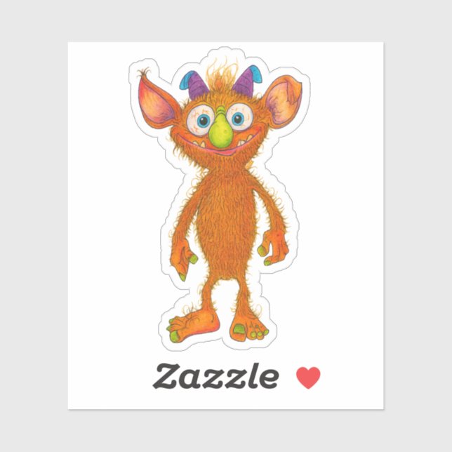 Grampa Troll Sticker (Sheet)