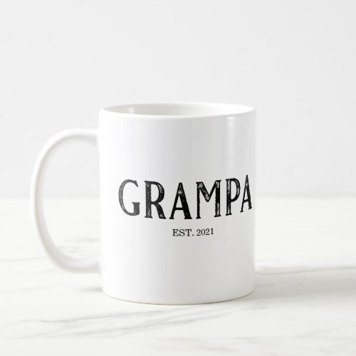 Grampa Year Established Coffee Mug