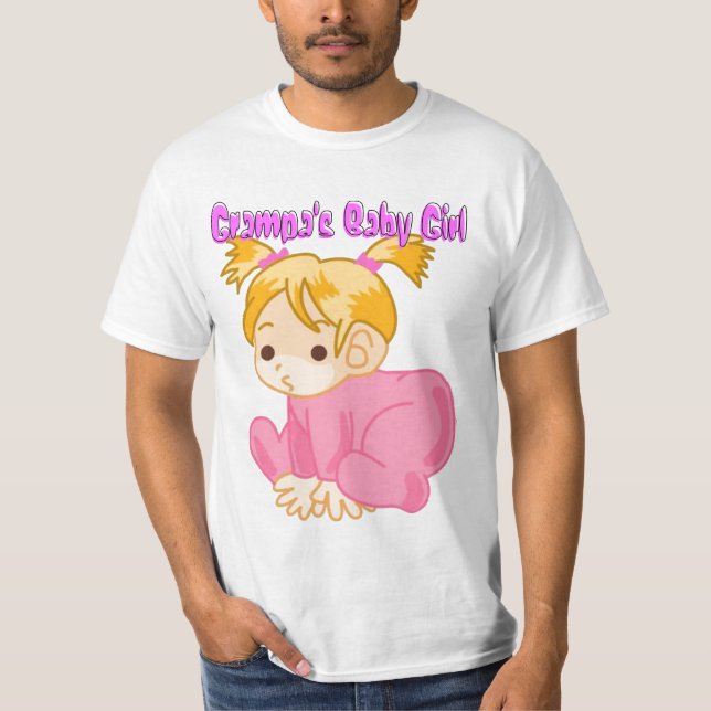 Grampa's Baby Girl T-Shirt (Front)