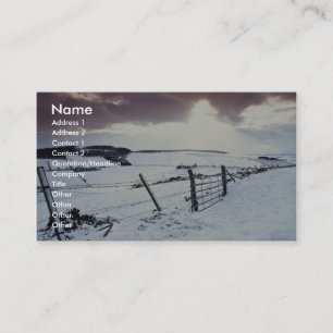 Grampian District, Scotland Business Card