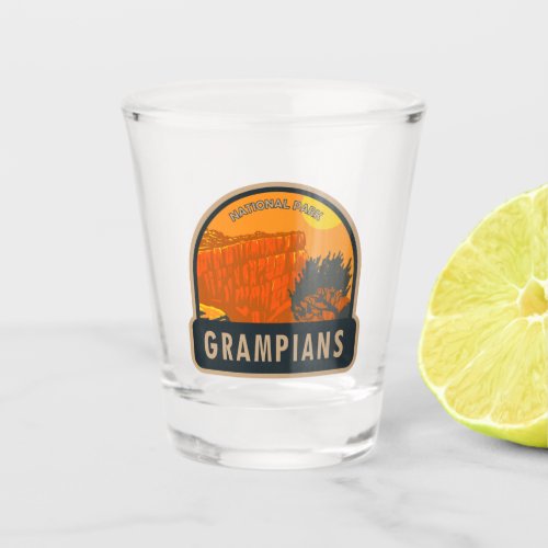 Grampians National Park Australia Vintage Shot Glass