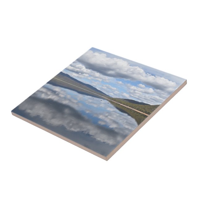 Grampians Reflected Ceramic Tile (Side)