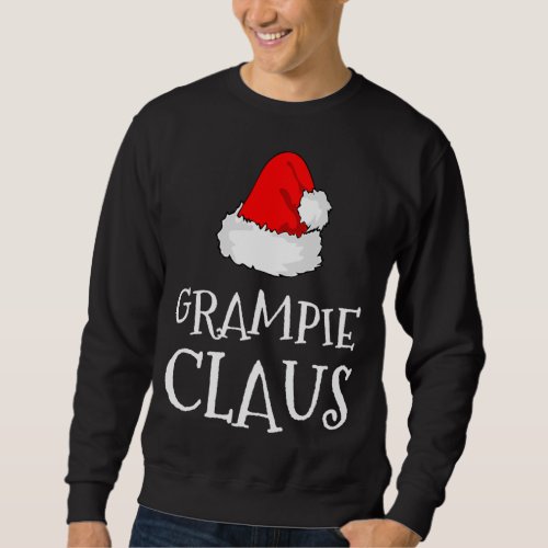 Grampie Claus Christmas Hat Family Matching Pajama Sweatshirt