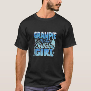 Grampie of The Birthday Girl Snowflakes Themed Mat T-Shirt