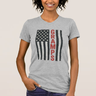Gramps American Flag Vintage Patriotic Vector_1 T-Shirt