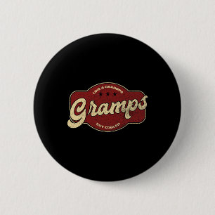 Gramps Like A Grandpa But Cooler  Button