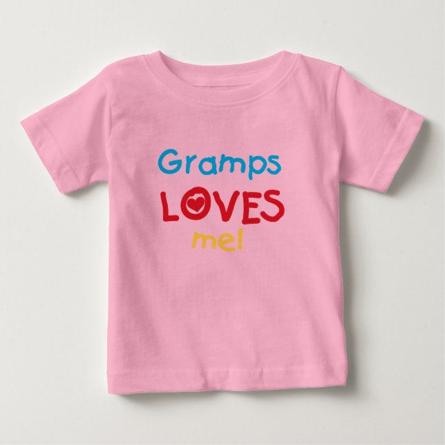 Gramps Loves Me T-shirts and Gifts (Front)