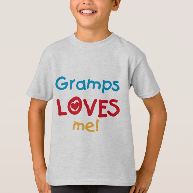 Gramps Loves Me T-shirts and Gifts (Front)